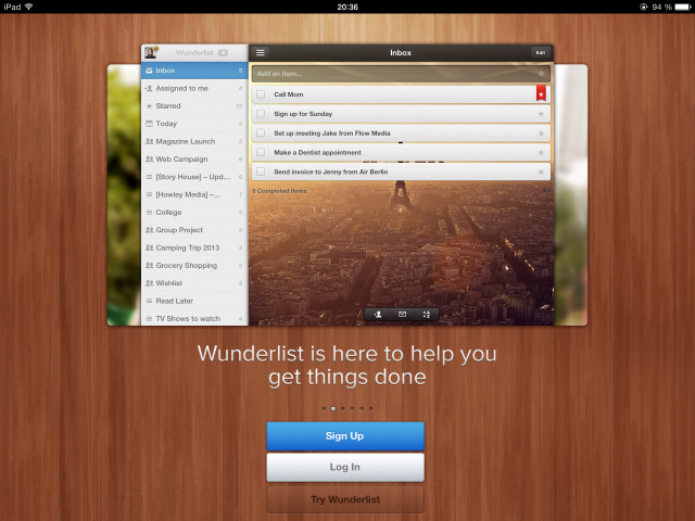 Wunderlist - убедительная альтернатива простым напоминаниям для iOS wunderlist3