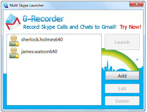 Как запустить несколько учетных записей Skype с несколькими Skype Launcher [Windows] 3 msl