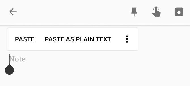 Android Paste