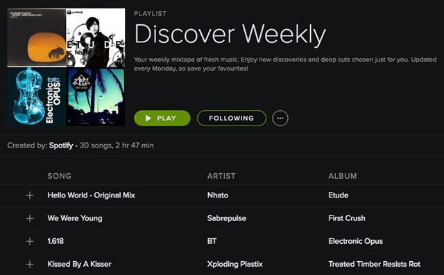 Spotify-открыть-музыки в неделю