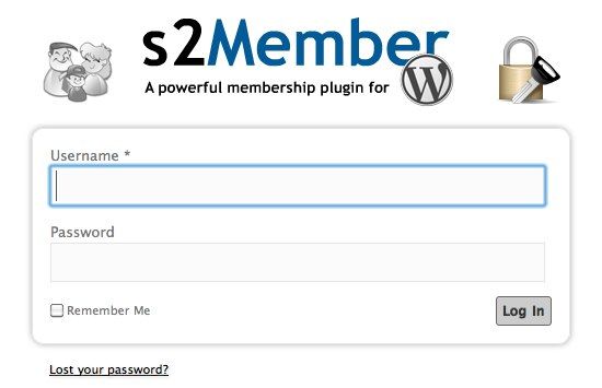 Как создать сайт только для членов, используя WordPress 05 Новый интерфейс входа