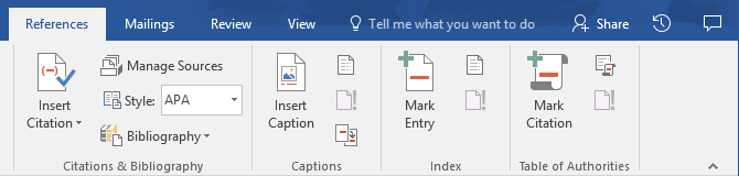 Как создавать профессиональные отчеты и документы в Microsoft Word References Mark Entry