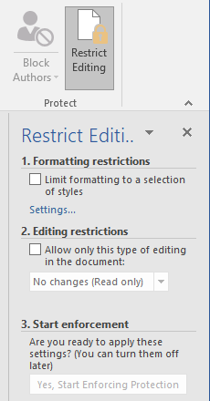 Как создавать профессиональные отчеты и документы в Microsoft Word Ограничить редактирование