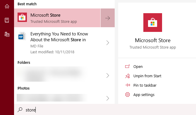 Microsoft Store Открыть