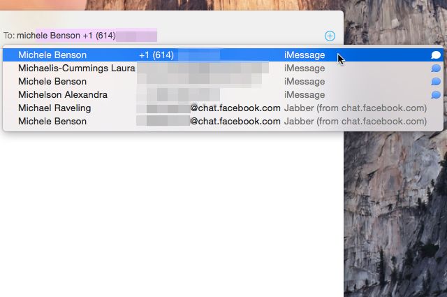 Сообщения OS X: используйте Facebook, остановите автоматический Emoji & More Tips blurredmsgs