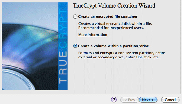 Как создать действительно скрытый раздел с TrueCrypt 7 2 внутри раздела