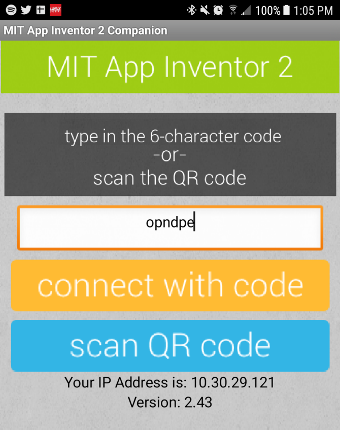 android создать приложение appinventor телефон-компаньон