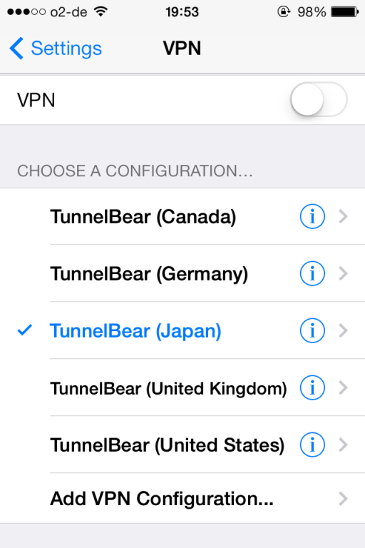 Настройте VPN на своем iPhone за считанные минуты с Tunnelbear tunnelbear9