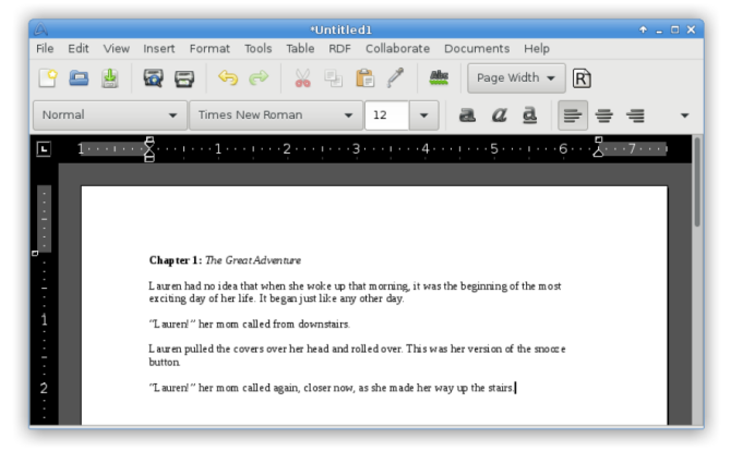 Легкое программное обеспечение Linux - текстовый процессор AbiWord