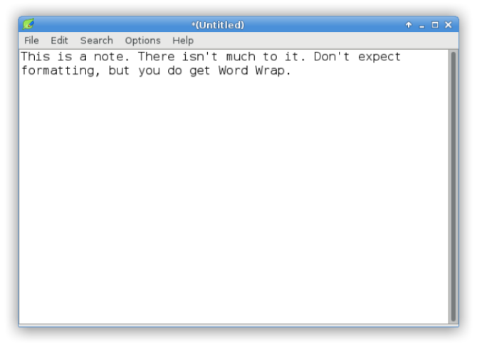 Легкое программное обеспечение Linux - Текстовый редактор Leafpad