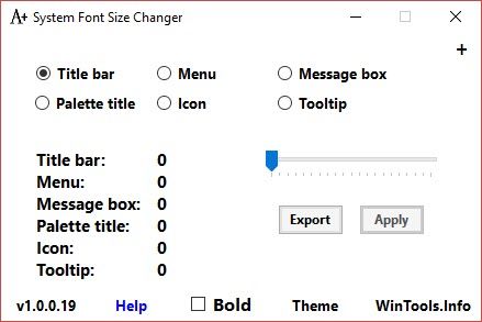 Как изменить размер системных шрифтов после обновления для Windows 10 Creator System Font Changer