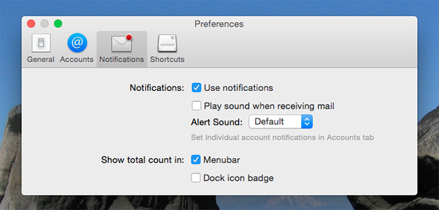 Kiwi - это в основном настройки уведомлений о киви в Gmail для Mac