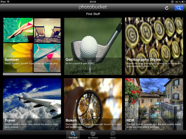 Photobucket & Imgur: 2 недооцененных и нелюбимых iOS приложения для обмена изображениями photobucket1