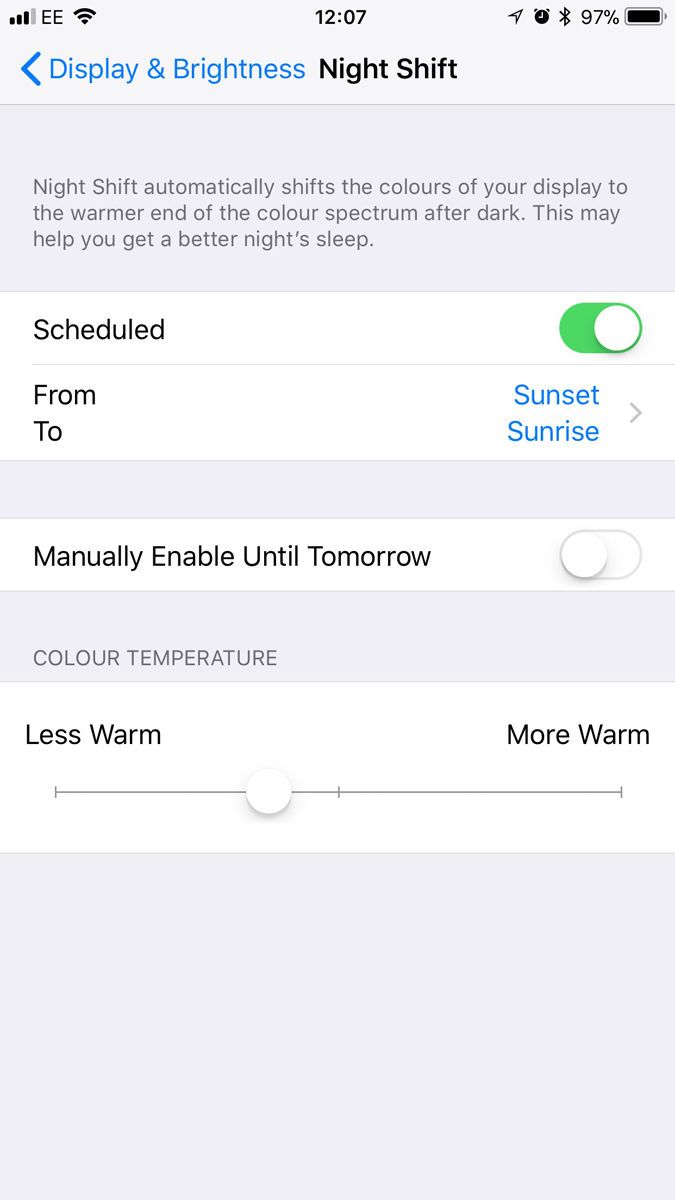Как использовать Night Shift на iPhone: включить Night Shift