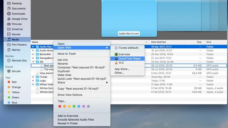 Как изменить стандартные приложения на Mac: временно запустить файл в другом приложении