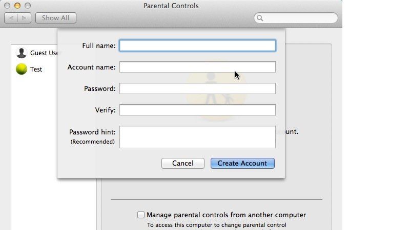Как настроить и использовать родительский контроль на Mac: создать ребенка's account