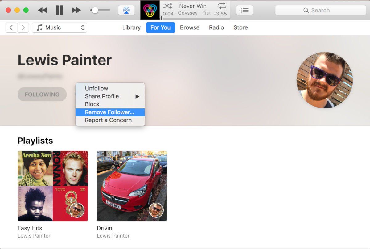 Как очистить Недавно воспроизведенные на Apple Music: Удалить подписчика