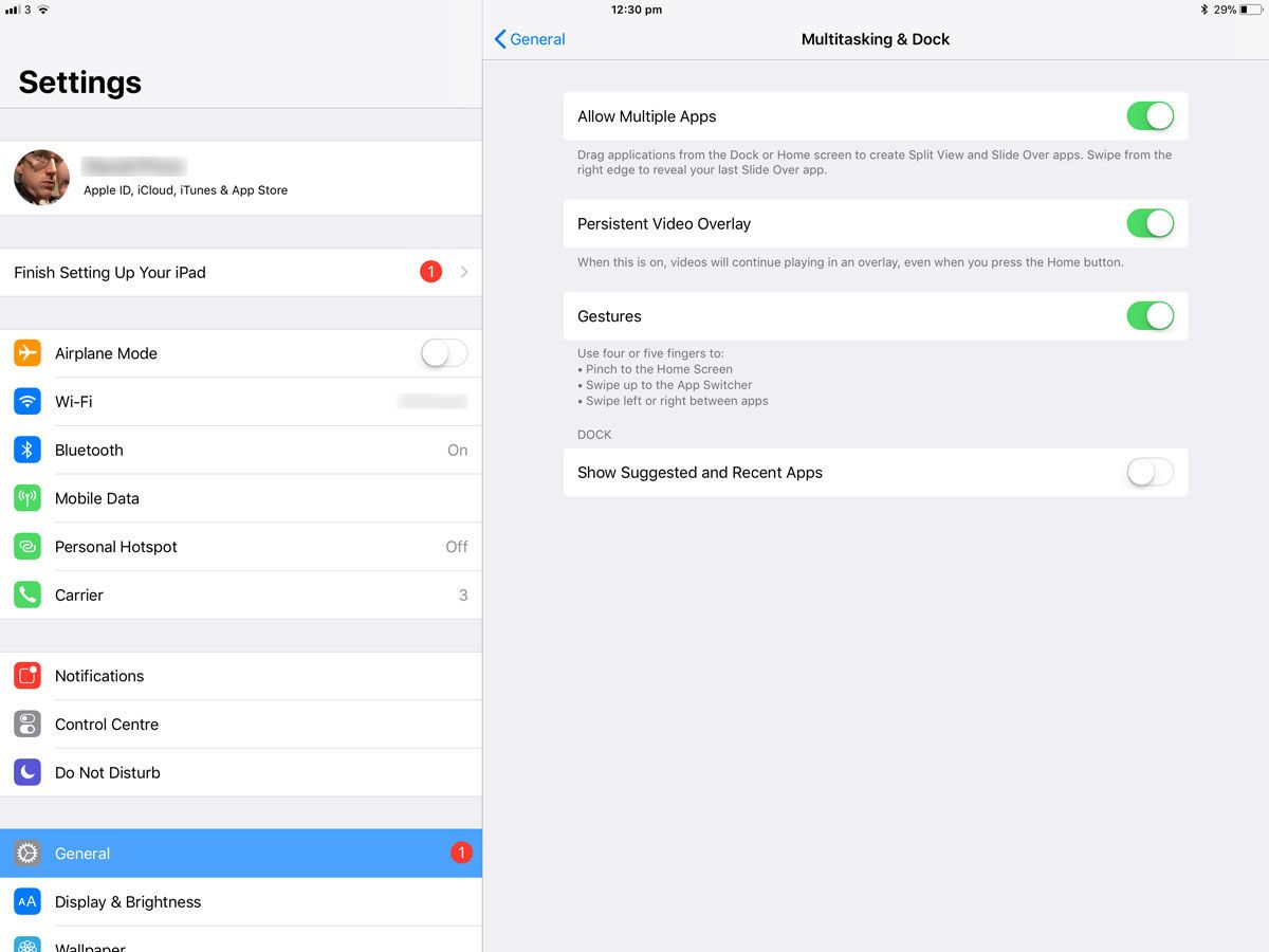 Как остановить IO на iPad, добавляя приложения в док: Шаг 1