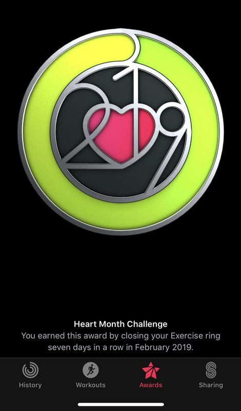 Как получить каждый значок достижения Apple Watch Activity: Heart Month Challenge
