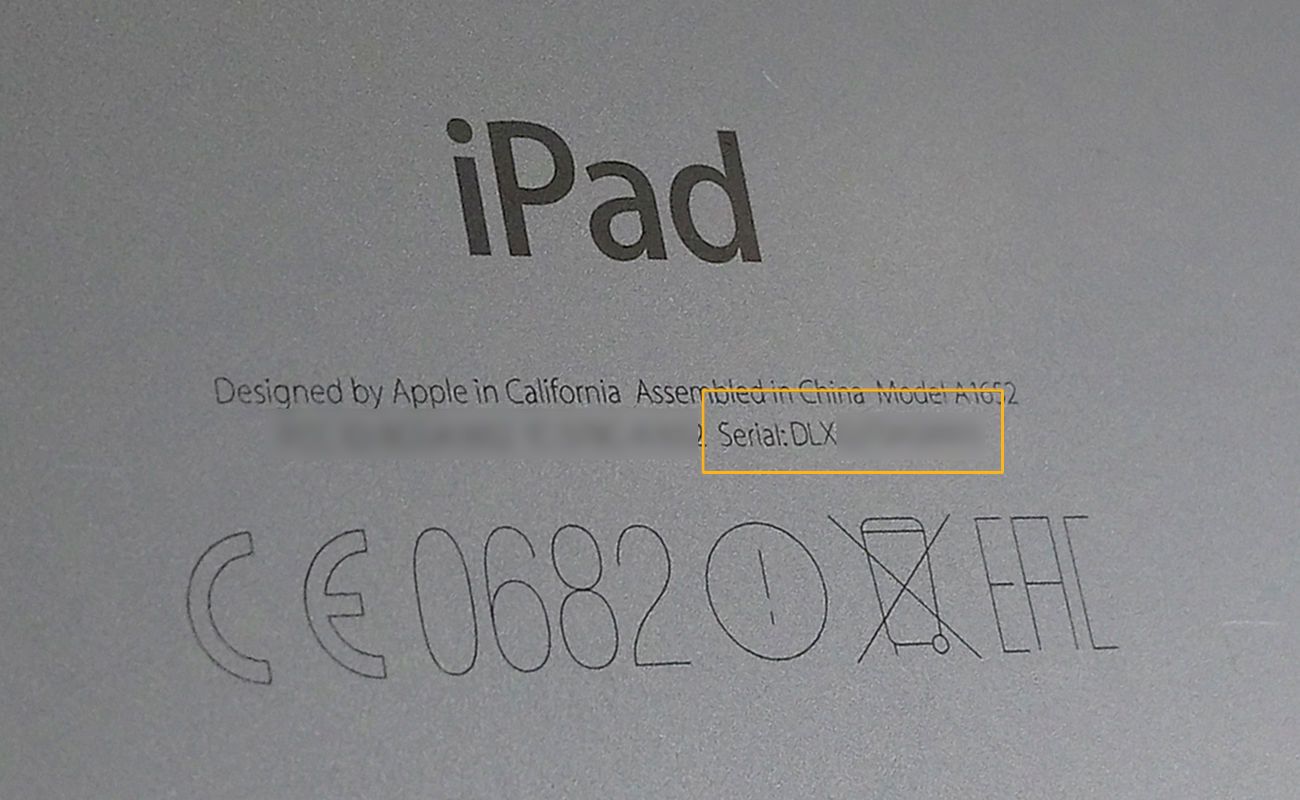 Подпадает ли мой iPad под гарантию: поиск серийного номера