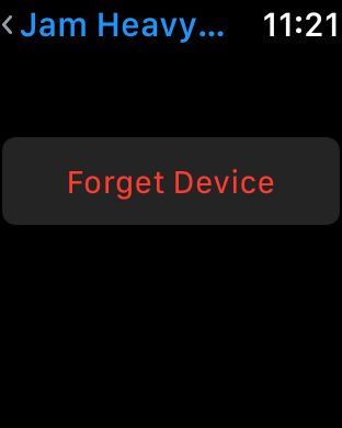 Как воспроизводить музыку Apple Watch через динамик Bluetooth: забыть устройство