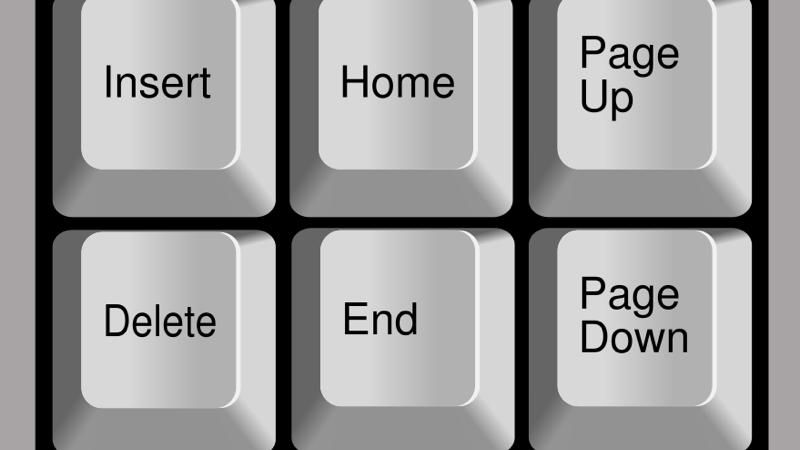 Найдите кнопки Домой и Конец на Mac