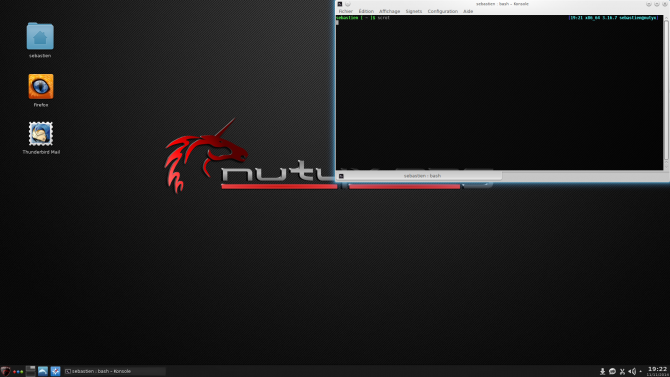 Nutyx с графическим интерфейсом