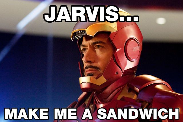 Джарвис, сделай мне бутерброд