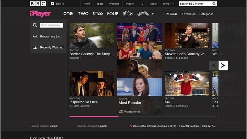 Как использовать новый BBC iPlayer