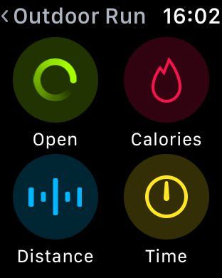 Как использовать приложение Apple Watch Workout: установить цель