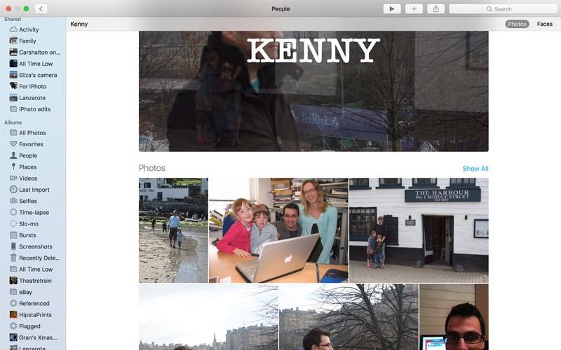 Как использовать приложение «Фото» для Mac: Люди