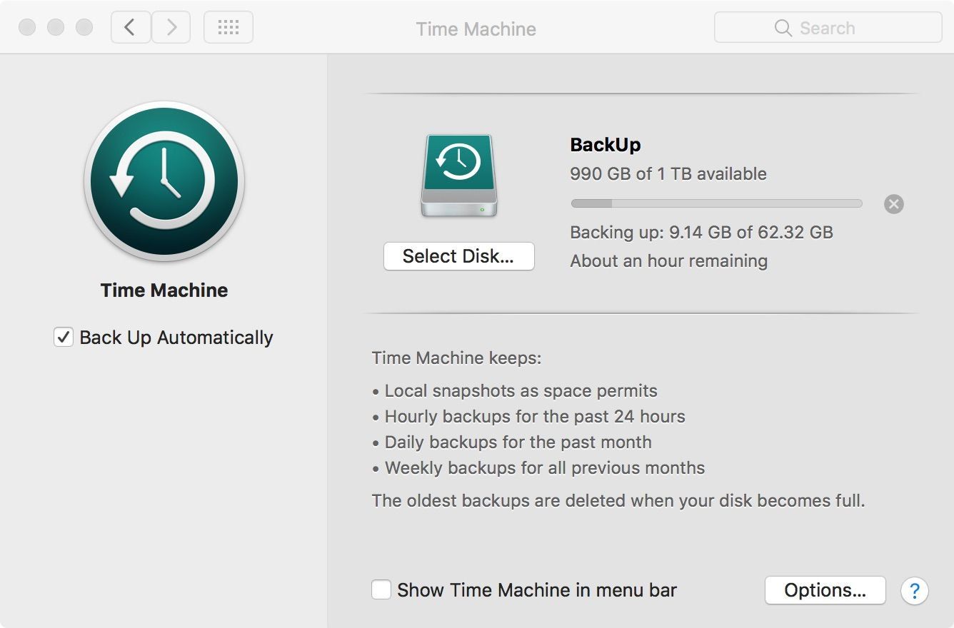 Как использовать Time Machine для резервного копирования вашего Mac