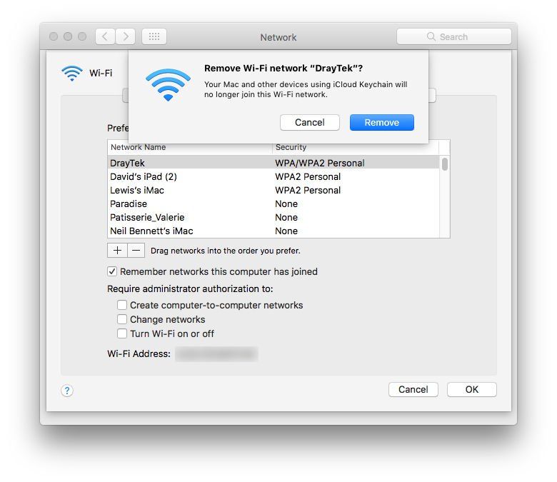 Как исправить проблемы с Wi-Fi на Mac: забыть о сети
