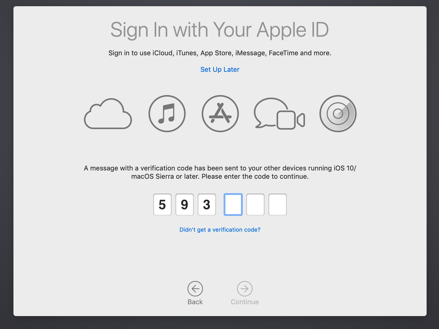 Apple ID настроен