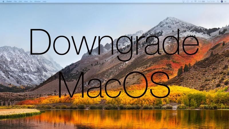 Как понизить MacOS с Мохаве до старой версии