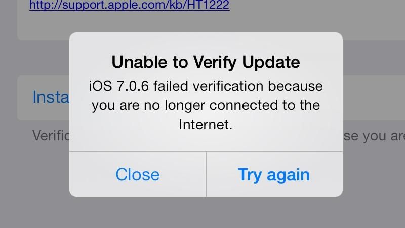 Как пропустить iOS 7.0.6 и обновить до iOS 7.1