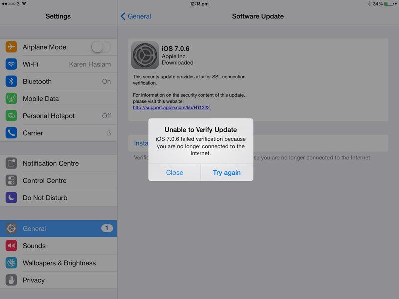 Как обновить до iOS 7.1: проблемы, пропускающие iOS 7.0.6