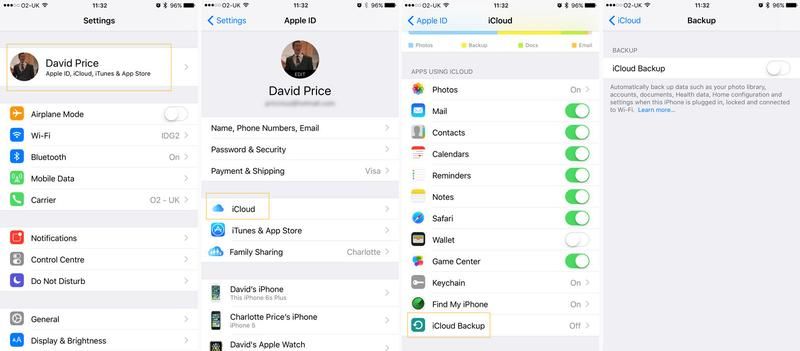 Как сделать резервную копию iPhone или iPad: настройки iCloud