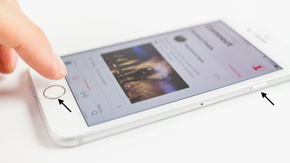 Как сделать снимок экрана на iPhone или iPad: кнопка «Домой»