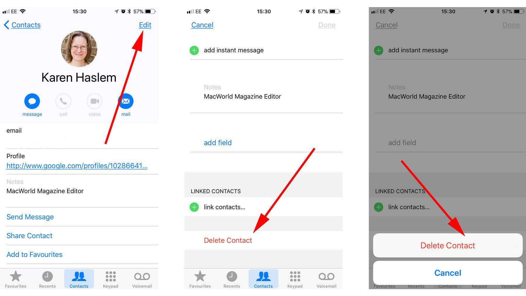 Как удалить или объединить дубликаты контактов на iPhone: удалить контакты
