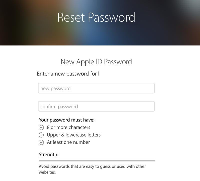 Как восстановить забытый пароль Apple ID: сброс пароля