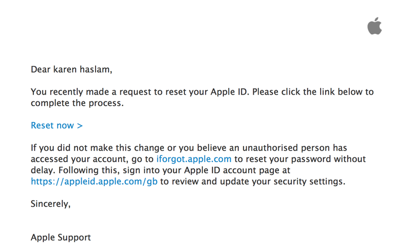 Как восстановить забытый пароль Apple ID: электронная почта для сброса пароля