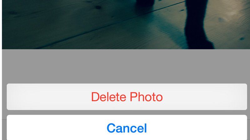 Удалить ненужную фотографию с вашего iPhone