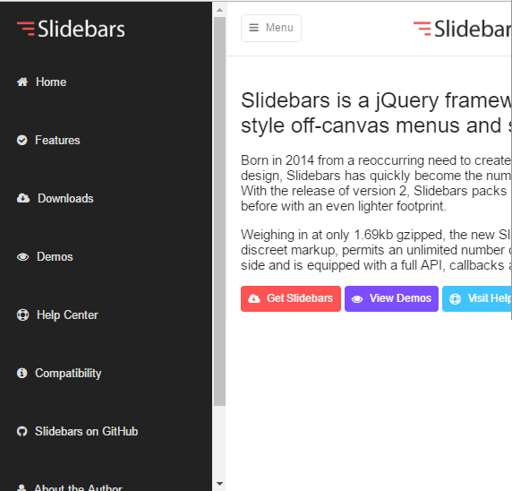 Slidebars demo
