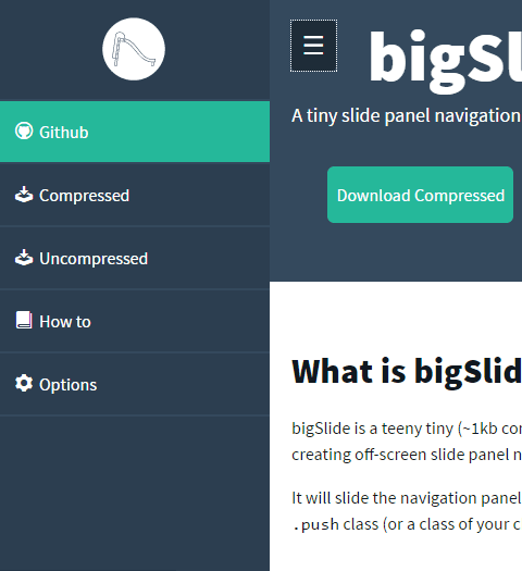 пример bigSlide