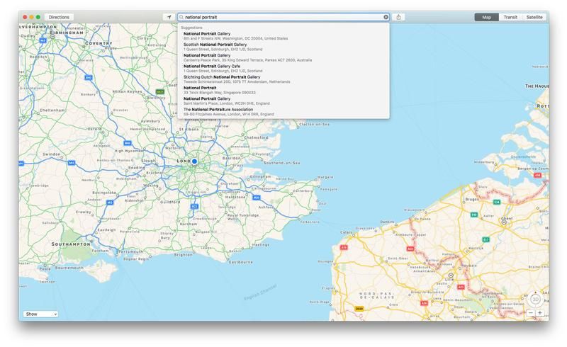 Как использовать Apple Maps на Mac: поиск