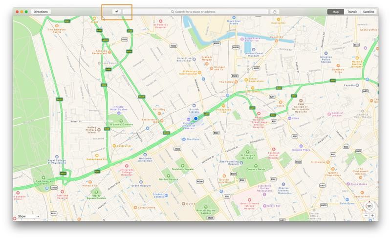 Как использовать Apple Maps на Mac: найти местоположение