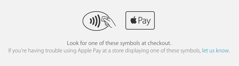 Как использовать Apple Pay: символы Apple Pay