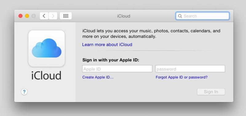 Как использовать учетную запись Apple ID: iCloud