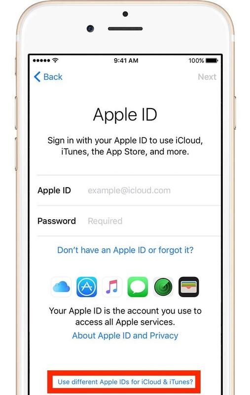 Как использовать учетную запись Apple ID